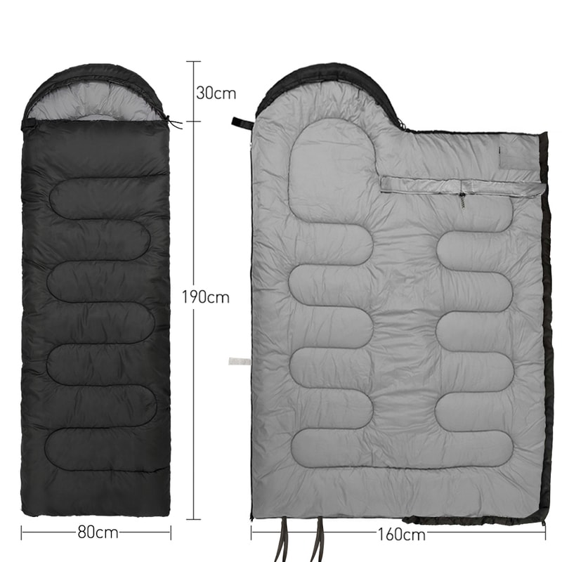 Lightweight Camping Sleeping Bag For Backpacking Winter Warm Mummy Sleeping Bag 4