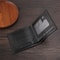Black Large Capacity Wallet With Multiple Card Slots Two Fold Mens Wallet Thin Male Credit Card Hol 3