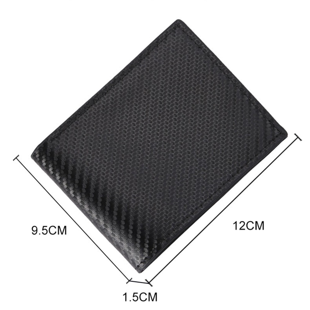 Black Large Capacity Wallet With Multiple Card Slots Two Fold Mens Wallet Thin Male Credit Card Hol 4