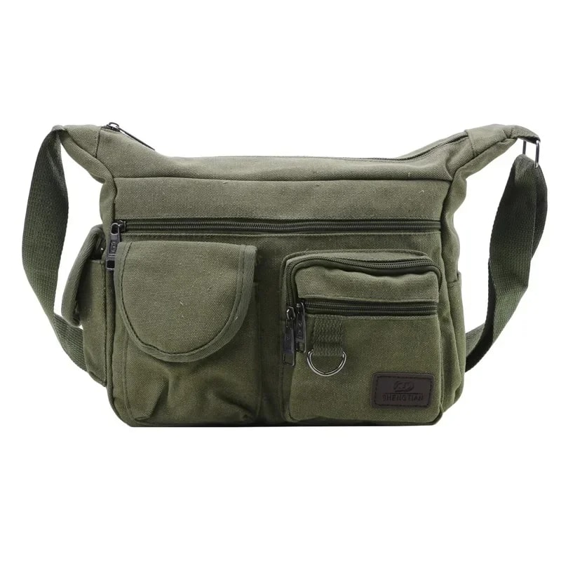 Vintage Casual Sling Bag For Men And Women Crossbody Messenger Bag For Outdoor Travel 3
