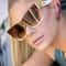 Oversized Cat Eye Sunglasses For Women Big Frame Fashion Driving Shades 1