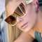 Oversized Cat Eye Sunglasses For Women Big Frame Fashion Driving Shades 1