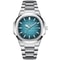 Mens Classic Quartz Watch With Square Dial Waterproof Luminous Date Wristwatch 4