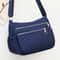 Womens Waterproof Nylon Shoulder Bag With Multi Pockets Stylish Travel Messenger Bag 0