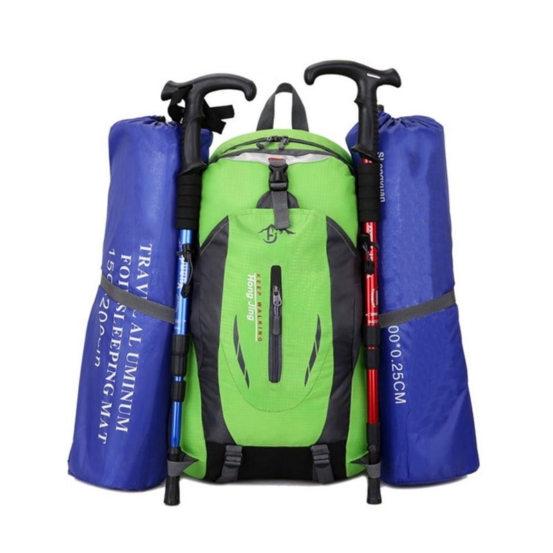 Large Waterproof Hiking Backpack Durable Nylon Travel Rucksack For Camping And Outdoor Adventures 1