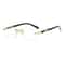 Retro Sunglasses For Men Women Fashion Rimless Designer Eyewear With Cutting Lens Frameless Eyegla 3