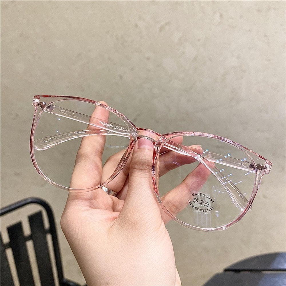 AntiRadiation Glasses Stylish Plastic Oval Frame Eyewear For Digital Protection 4