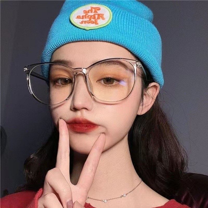 AntiRadiation Glasses Stylish Plastic Oval Frame Eyewear For Digital Protection 2