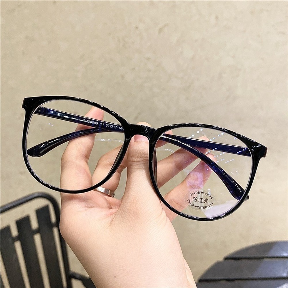 AntiRadiation Glasses Stylish Plastic Oval Frame Eyewear For Digital Protection 6