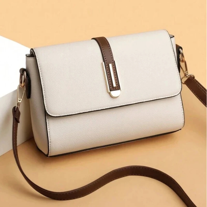 Fashionable PU Leather Crossbody Bag Versatile Messenger Sling Shoulder Bag For Women 6