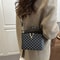 Vintage Mini PU Leather Tote Bag With Geometric Pattern Hardware Lock Womens Shoulder Crossbody Pu 3