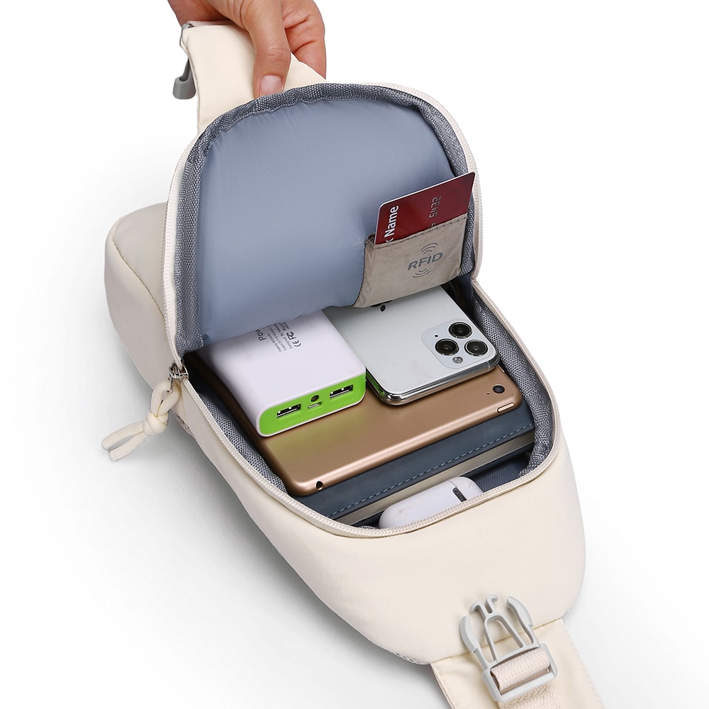 Mens Casual Messenger Bag Multifunctional Chest Bag For Outdoor Sports Cycling Daily Commuting 3