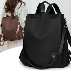 womens anti theft travel backpack with adjustable straps and large capacity