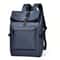 Large Capacity Backpack Stylish Black Travel Commuter Bag With Adjustable Straps And Multiple Comp 7