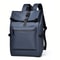 Large Capacity Backpack Stylish Black Travel Commuter Bag With Adjustable Straps And Multiple Comp 7