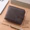 Slim Leather Zipper Wallet For Men Multi Card Coin Pocket Purse 3