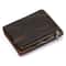 Genuine Leather Mens Zipper Wallet Real Cowhide Short Bifold Card Holder Coin Purse 1