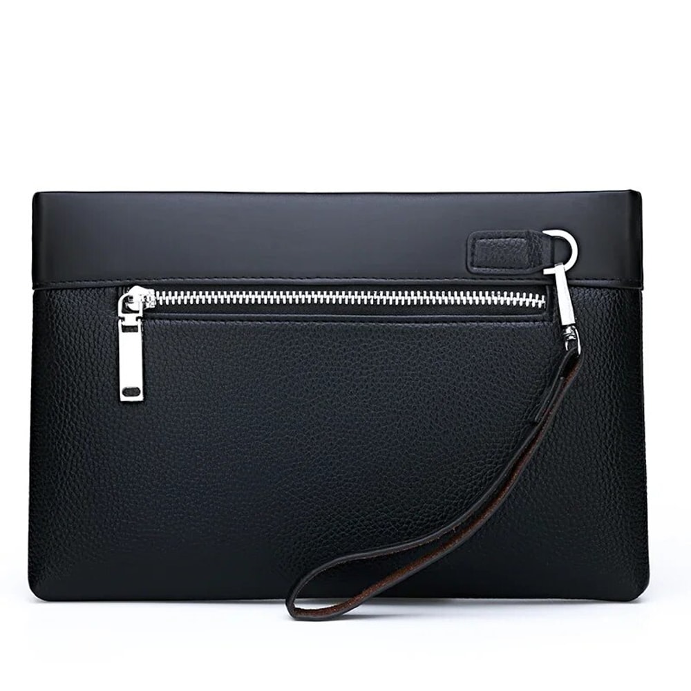 Luxury Leather Clutch Bag For Men Stylish Designer Wallet For Phones Cards And Essentials 2