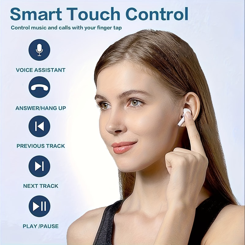 Wireless Earbuds With Active Noise Cancelling And High Fidelity Stereo Sound In Ear Bluetooth Headp 4