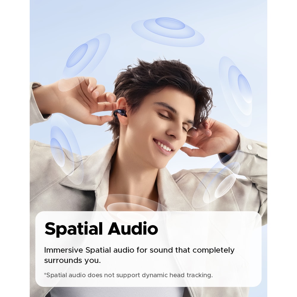 Wireless Open Ear Bluetooth Earbuds Clear Calls Multipoint Connection 3