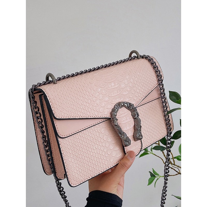 Elegant Retro Crocodile Patterned Dionysus Chain Crossbody Bag For Women 1