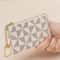 Mini Card Case With Key Holder Metal Decor Stylish Coin Purse Hanging Bag For Easy Organization 1