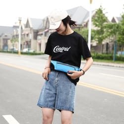 multifunctional nylon chest pack for men & women running belt sports bag mobile phone pouch travel waist bag