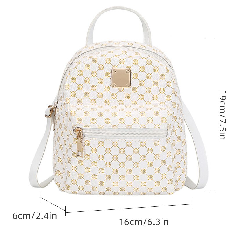 Stylish Womens Classic Backpack Daily School And Shopping Bag For Girls 3