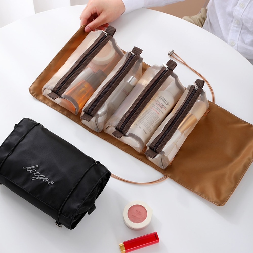 Portable Travel Makeup Organizer Bag Compact Cosmetic Storage For Women 1
