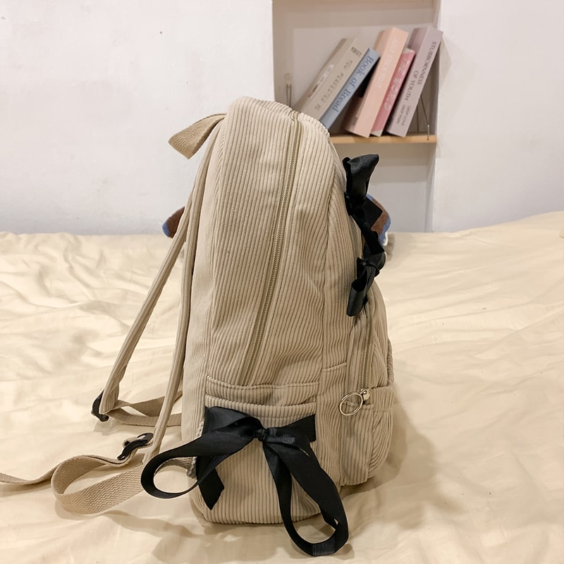 Versatile Backpack For College Students Chic Bow Design For Everyday Commuting 2