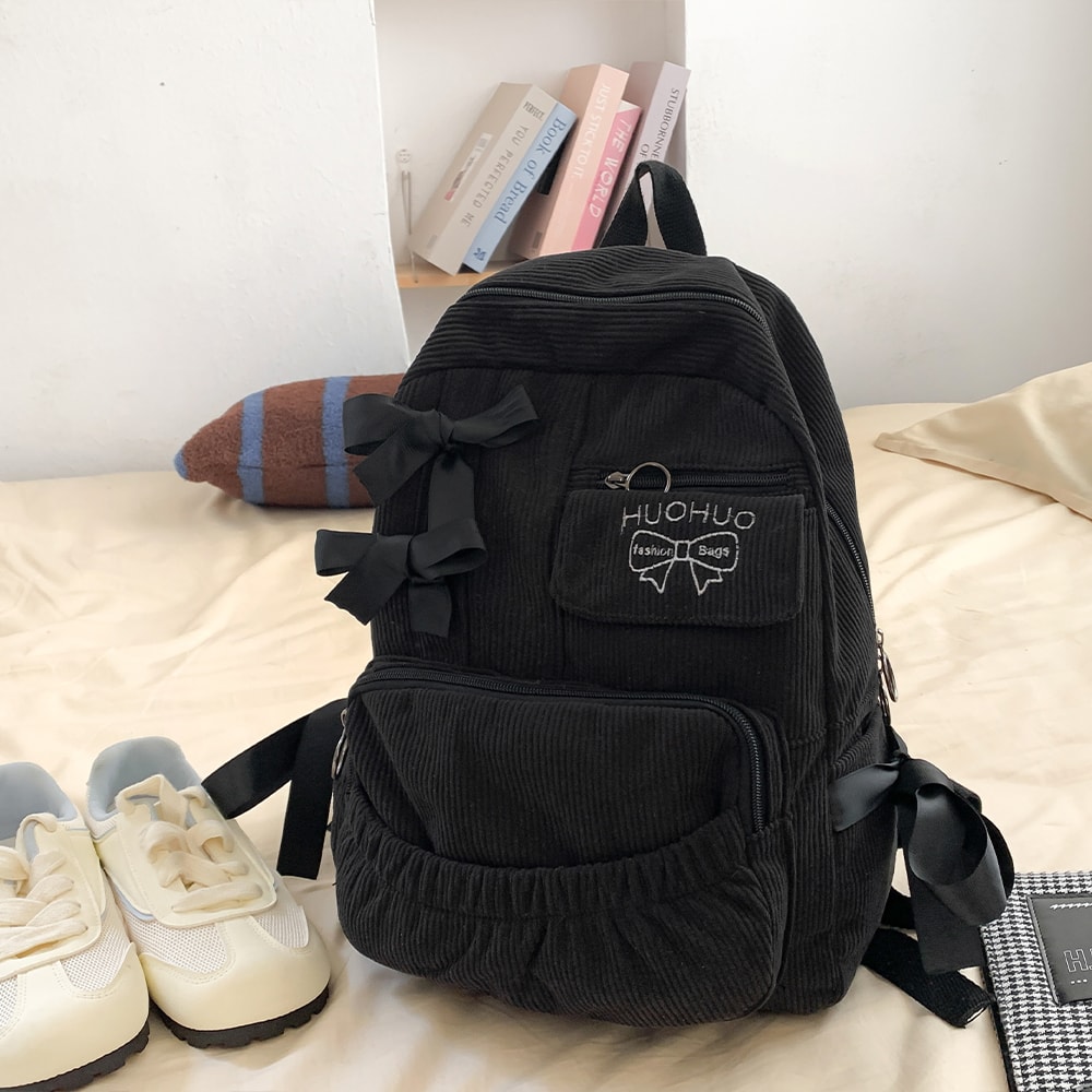 Versatile Backpack For College Students Chic Bow Design For Everyday Commuting 4