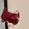 Womens Leather Handbag With Cherry Pendant Versatile Fashion Solid Color Shoulder Bag For Casual Co 1