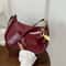 Womens Leather Handbag With Cherry Pendant Versatile Fashion Solid Color Shoulder Bag For Casual Co 7