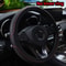 Artificial Leather Three Dimensional Embossed Steering Wheel Cover 4