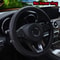 Artificial Leather Three Dimensional Embossed Steering Wheel Cover 7