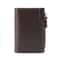 Mens PU Leather Wallet With Zipper Black Coffee Stylish Credit Card Holder Money Bag For Men 6