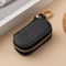 Portable Keychain Key Holder Wallet Solid Color Lychee Leather Car Key Case Housekeeper Organizer 4