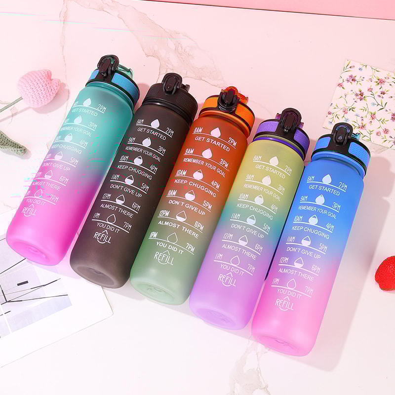 Free Leak Proof Sports Water Bottle Portable Shatterproof Cup For Hiking Travel Gym 0