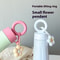 Stylish Stainless Steel Insulated Water Cup With Flower Handle Portable Cute Petal Design 1