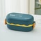 Portable Lunch Box For Kids Microwave Safe Plastic Bento Box With Compartments Sauce Box Stackable 6