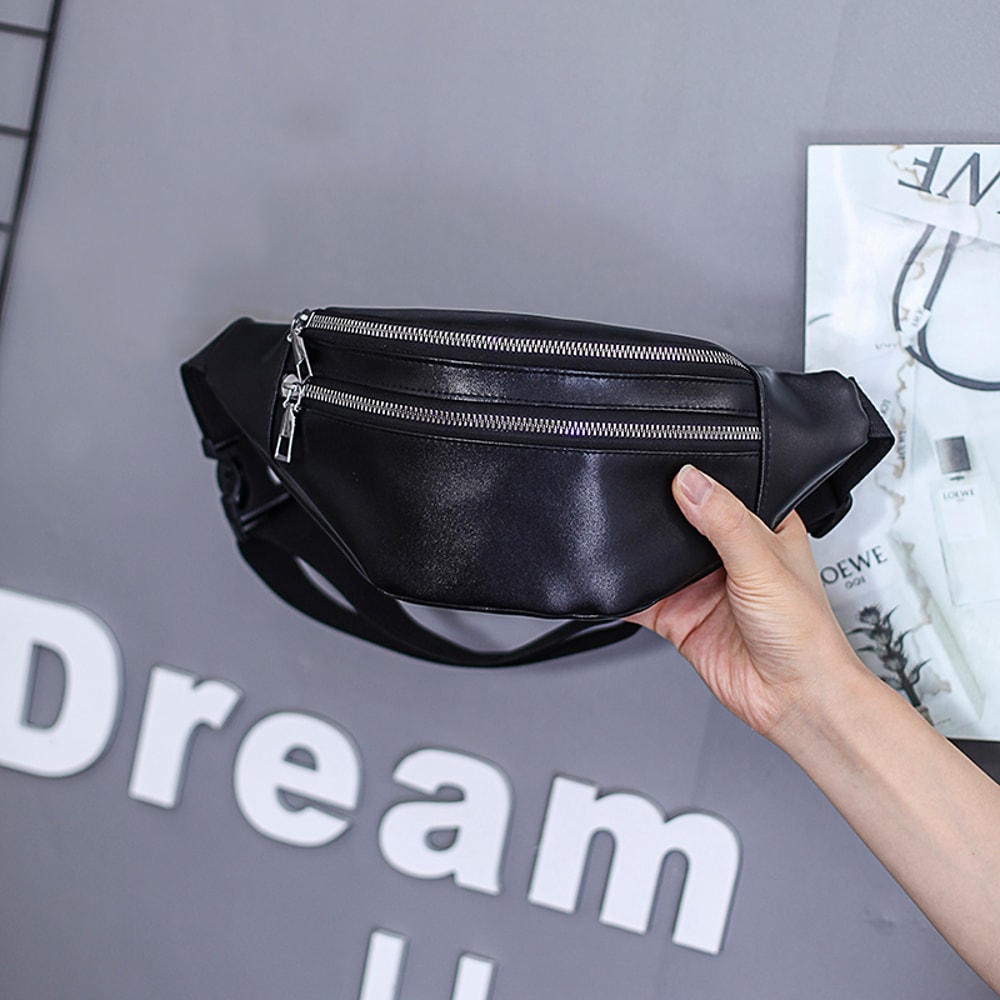 Waterproof Fanny Pack for Women Fashionable Waist Pack Casual Crossbody Chest Bag Unisex Sport Travel Belt Bag