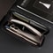 Stylish Minimalist Mens Wallet Double Zipper Clutch With Card Slots Wristlet 3
