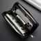Blocking Minimalist Business Wallet for Men Large Capacity PU Zipper Long Wallet