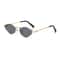 Rhombus Shaped Metal Sunglasses For Women With UV Protection Street Photography Ready 0