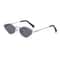 Rhombus Shaped Metal Sunglasses For Women With UV Protection Street Photography Ready 1