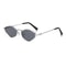 Rhombus Shaped Metal Sunglasses For Women With UV Protection Street Photography Ready 1