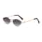 Rhombus Shaped Metal Sunglasses For Women With UV Protection Street Photography Ready 2