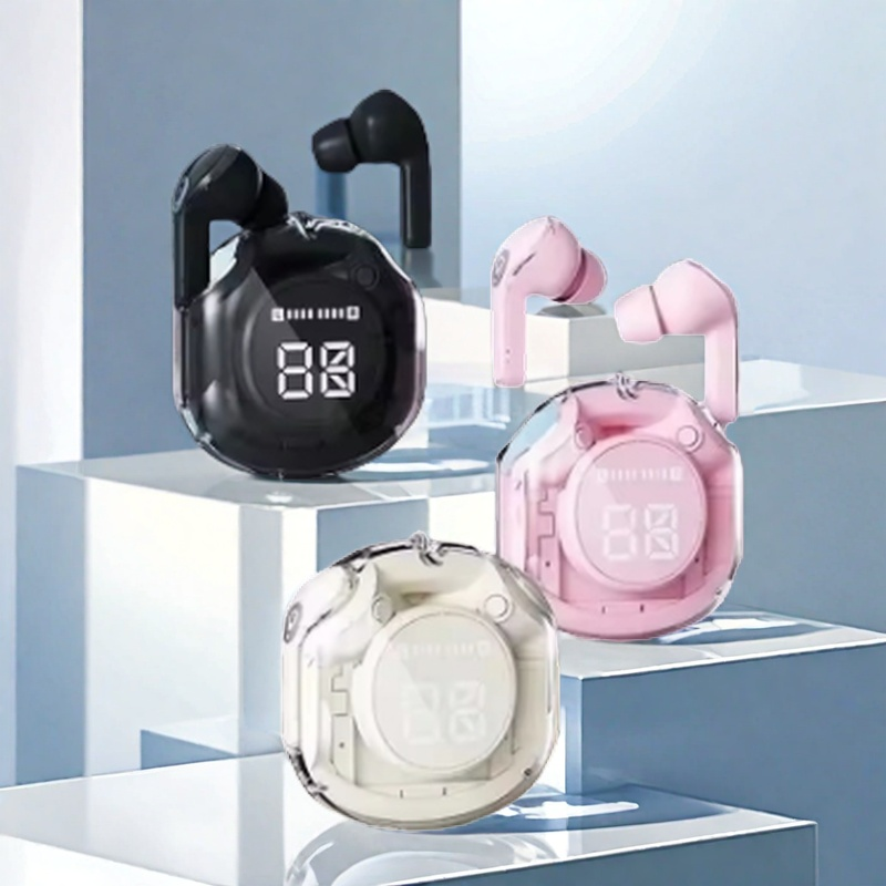 Wireless Bluetooth Earphones with Noise Reduction Touch Control & Bass for Sport & Gaming