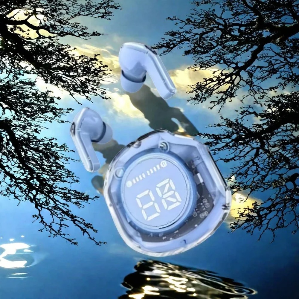 Wireless Bluetooth Earphones with Noise Reduction Touch Control & Bass for Sport & Gaming