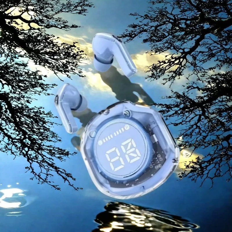 Wireless Bluetooth Earphones with Noise Reduction Touch Control & Bass for Sport & Gaming